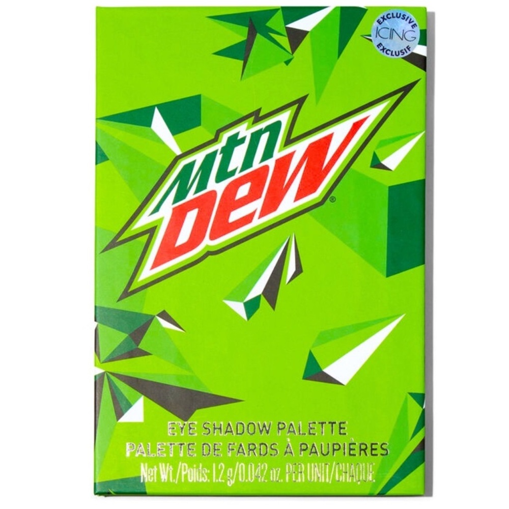Mountain Dew Eyeshadow Palette 9 colors NWT